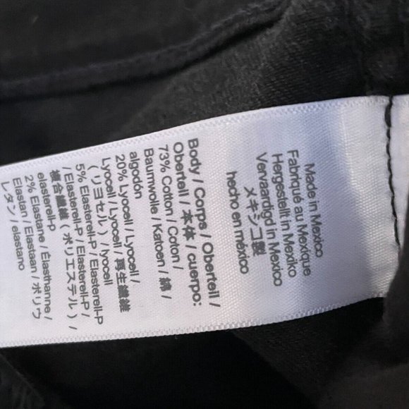 Madewell Women Jeans Black Denim Skinny 10 in High Rise Jeans Size 25 - Picture 9 of 11